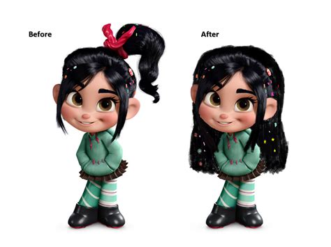 vanellope von schweetz hair|More.